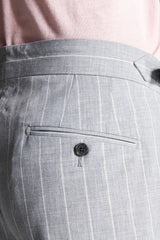 Pantaloni gessati grigi-Dan John