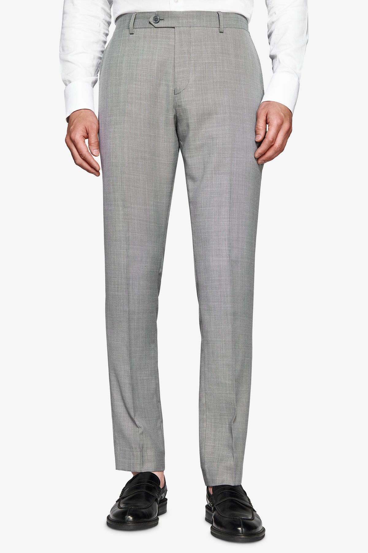 Pantaloni in grisaglia grigi-Dan John