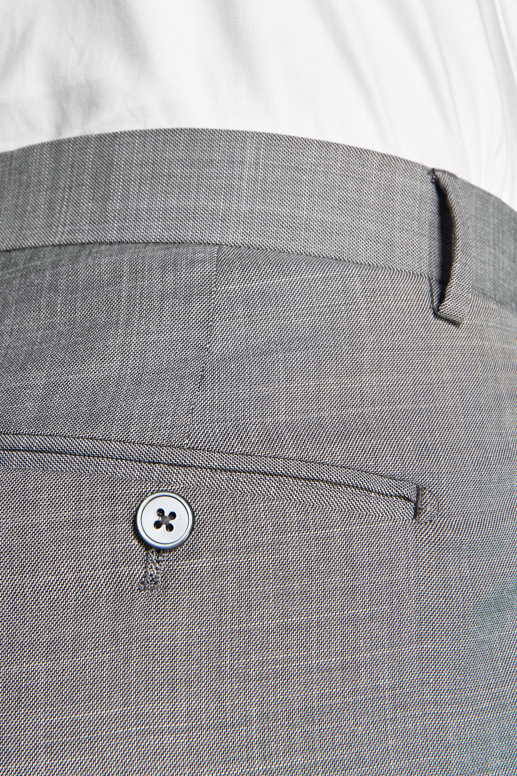 Pantaloni in grisaglia grigi-Dan John