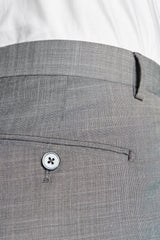 Pantaloni in grisaglia grigi-Dan John