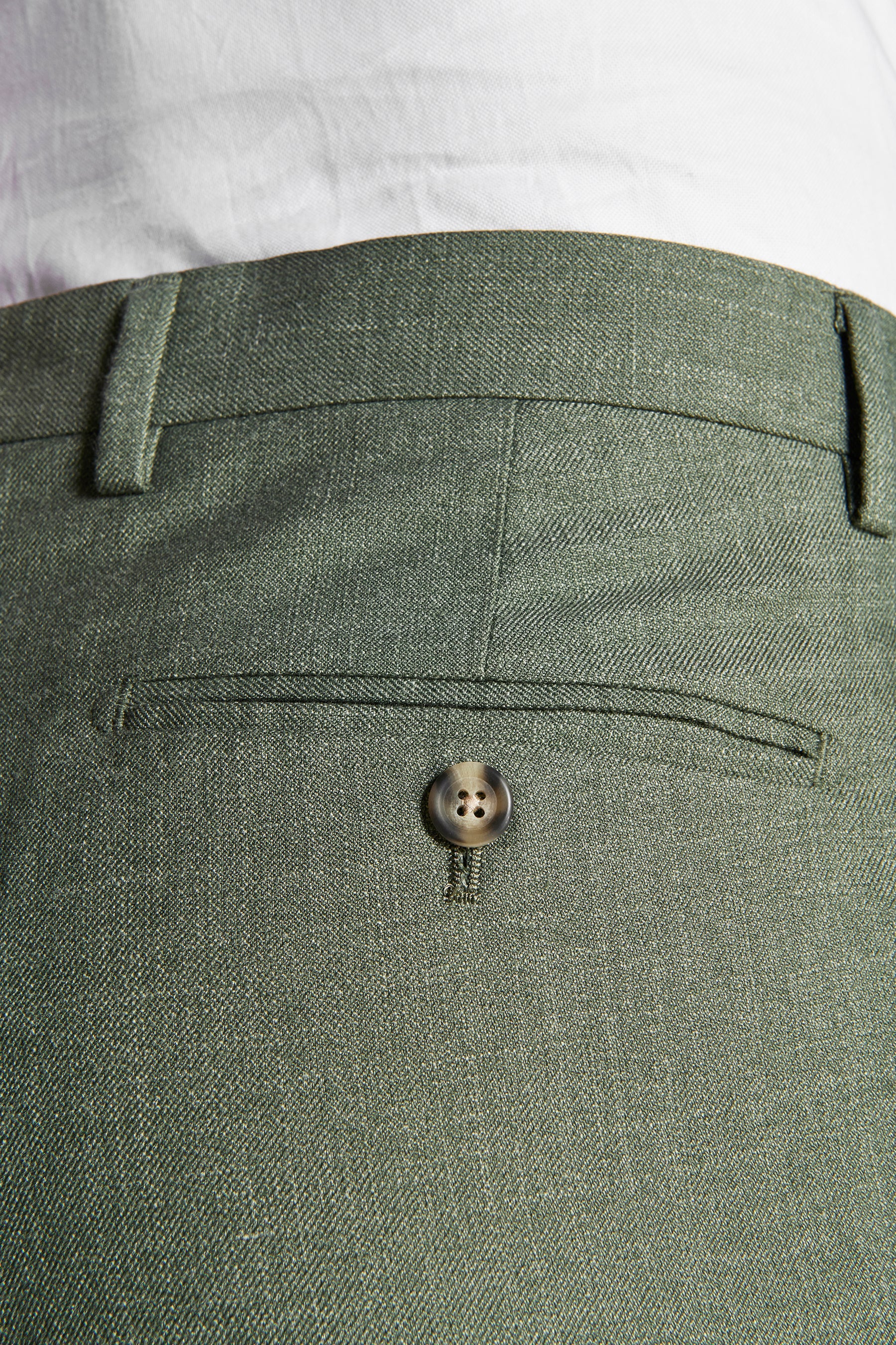 Pantaloni tela fiammata verde-Dan John