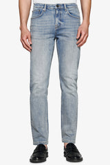 Pantaloni denim blu medio-Dan John