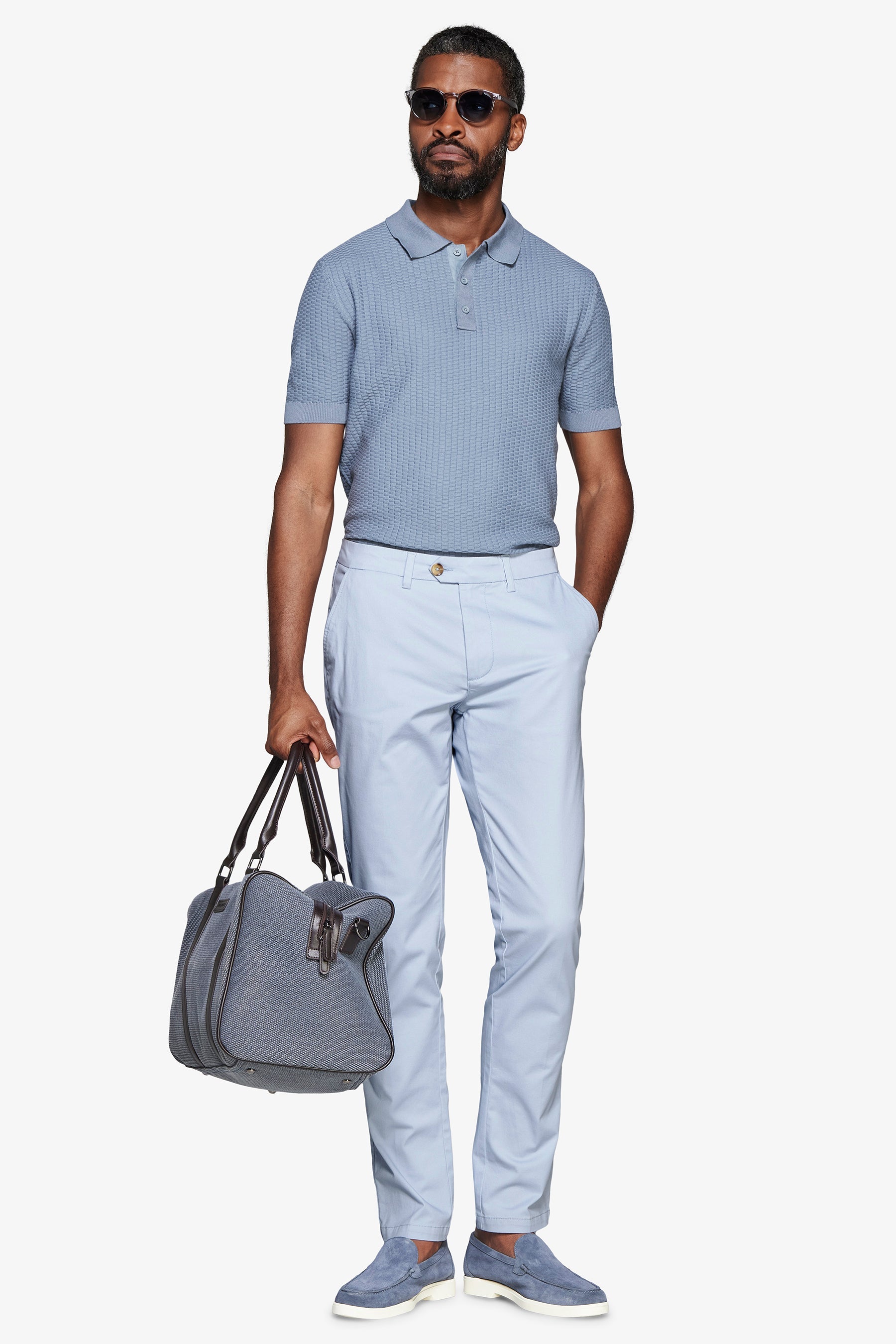 Polo in maglia punto dadino avion-Dan John