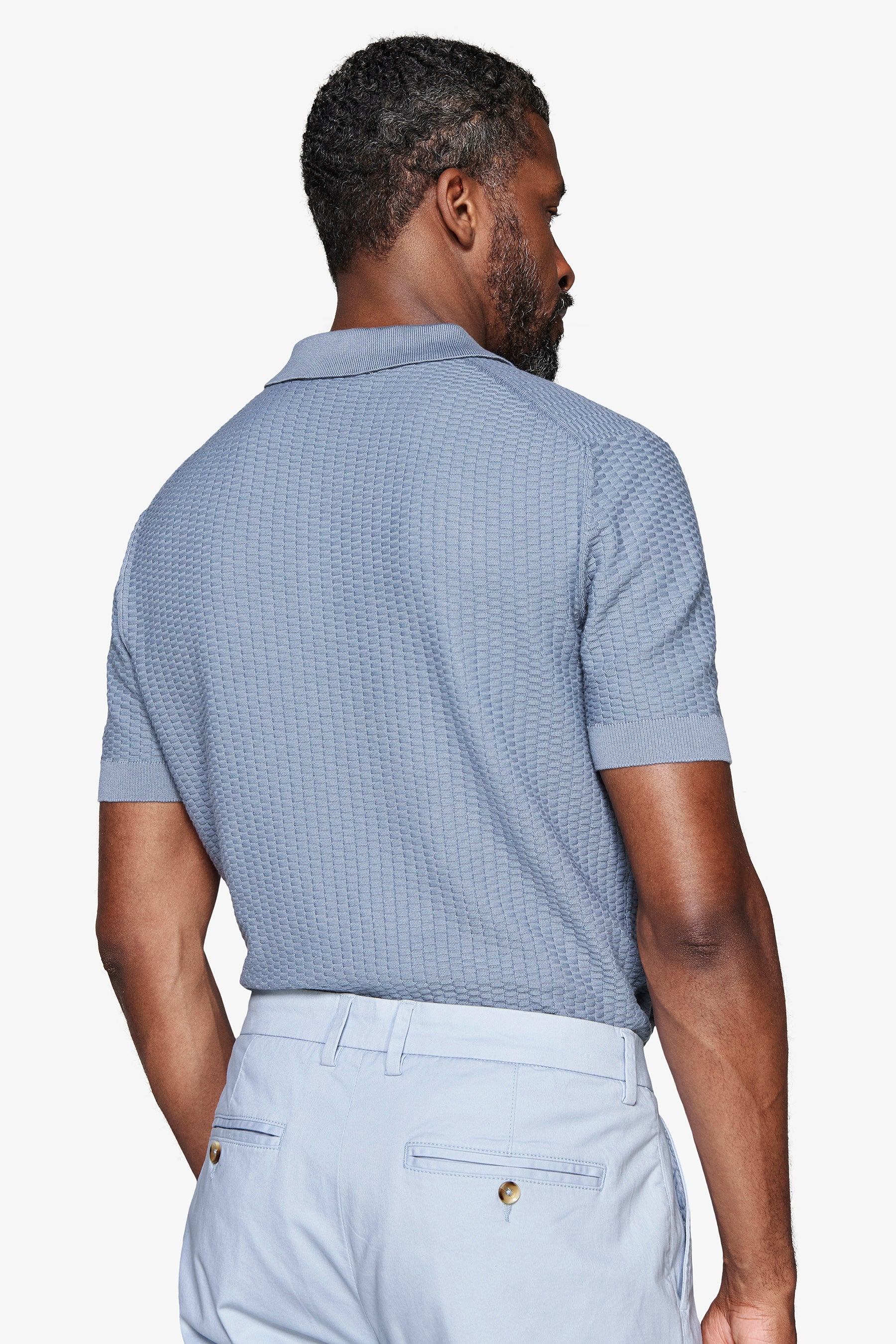 Polo in maglia punto dadino avion-Dan John