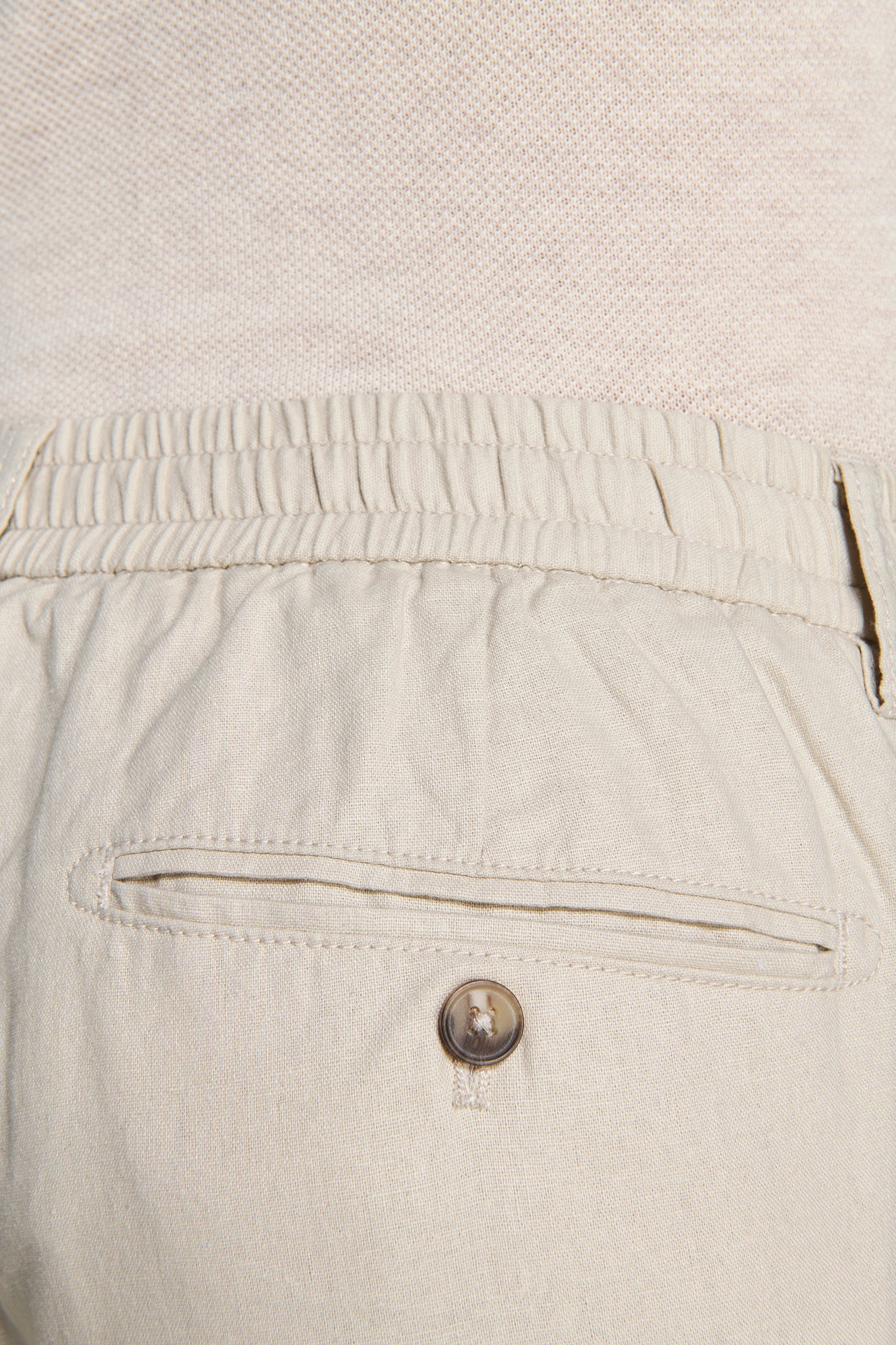 Pantalaccio misto lino sabbia-Dan John