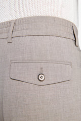 Pantalaccio tela melange tortora-Dan John
