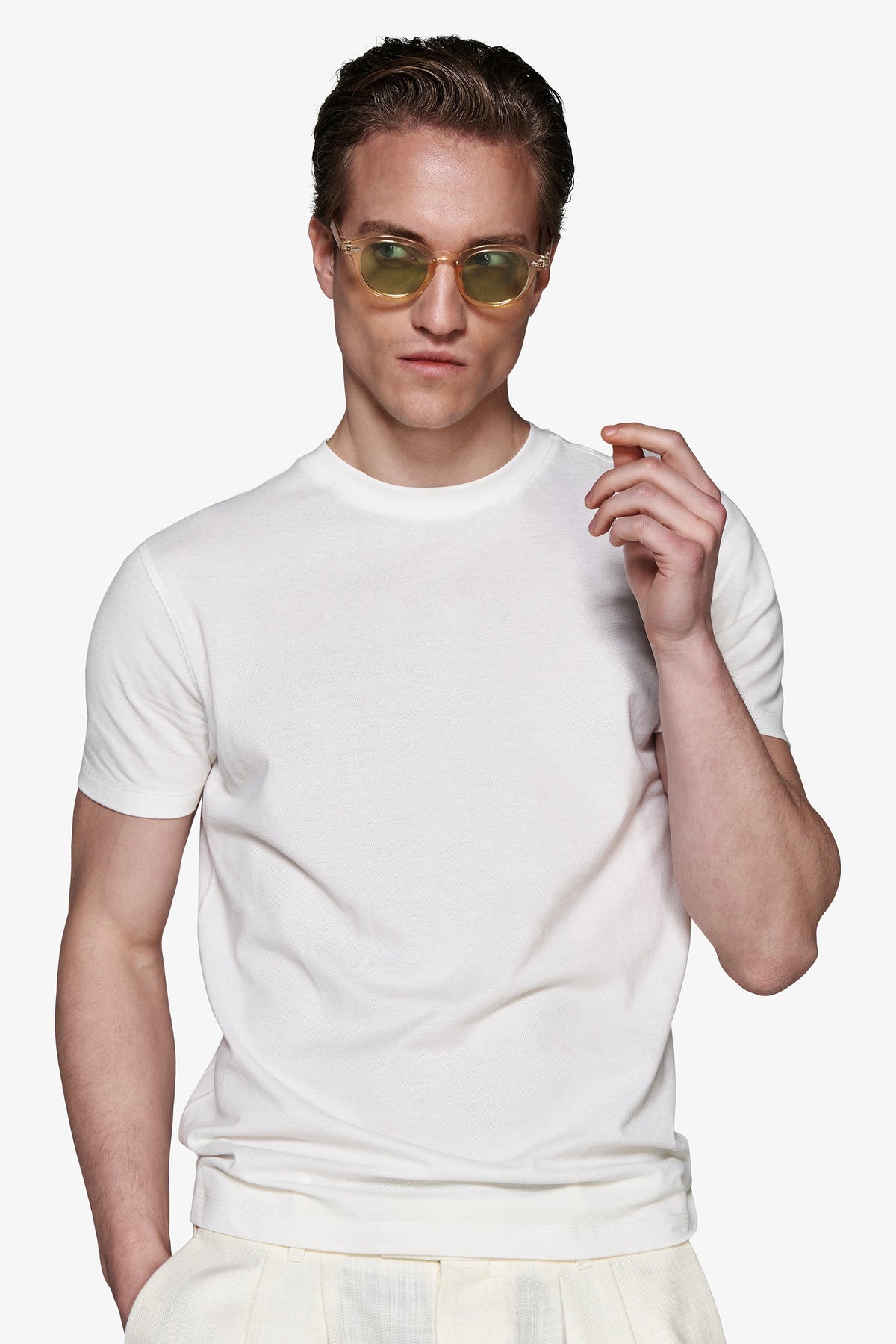 T-shirt armaturata panna-Dan John