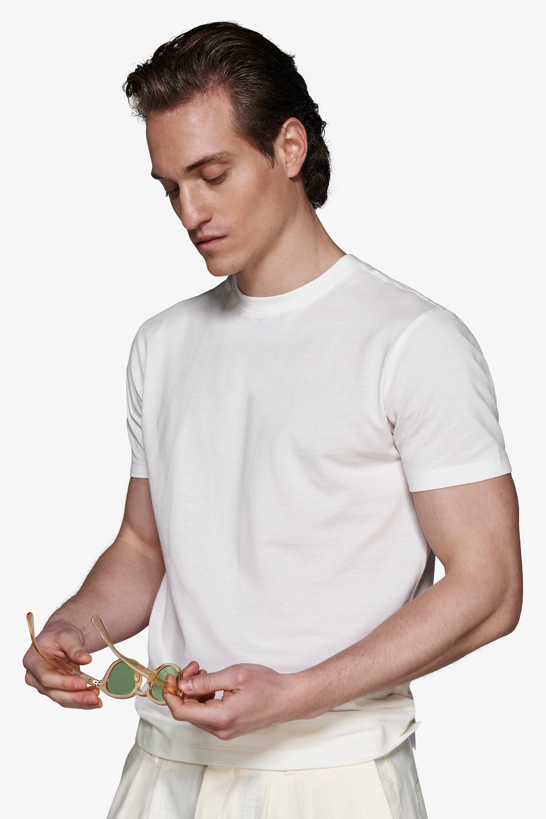 T-shirt armaturata panna-Dan John