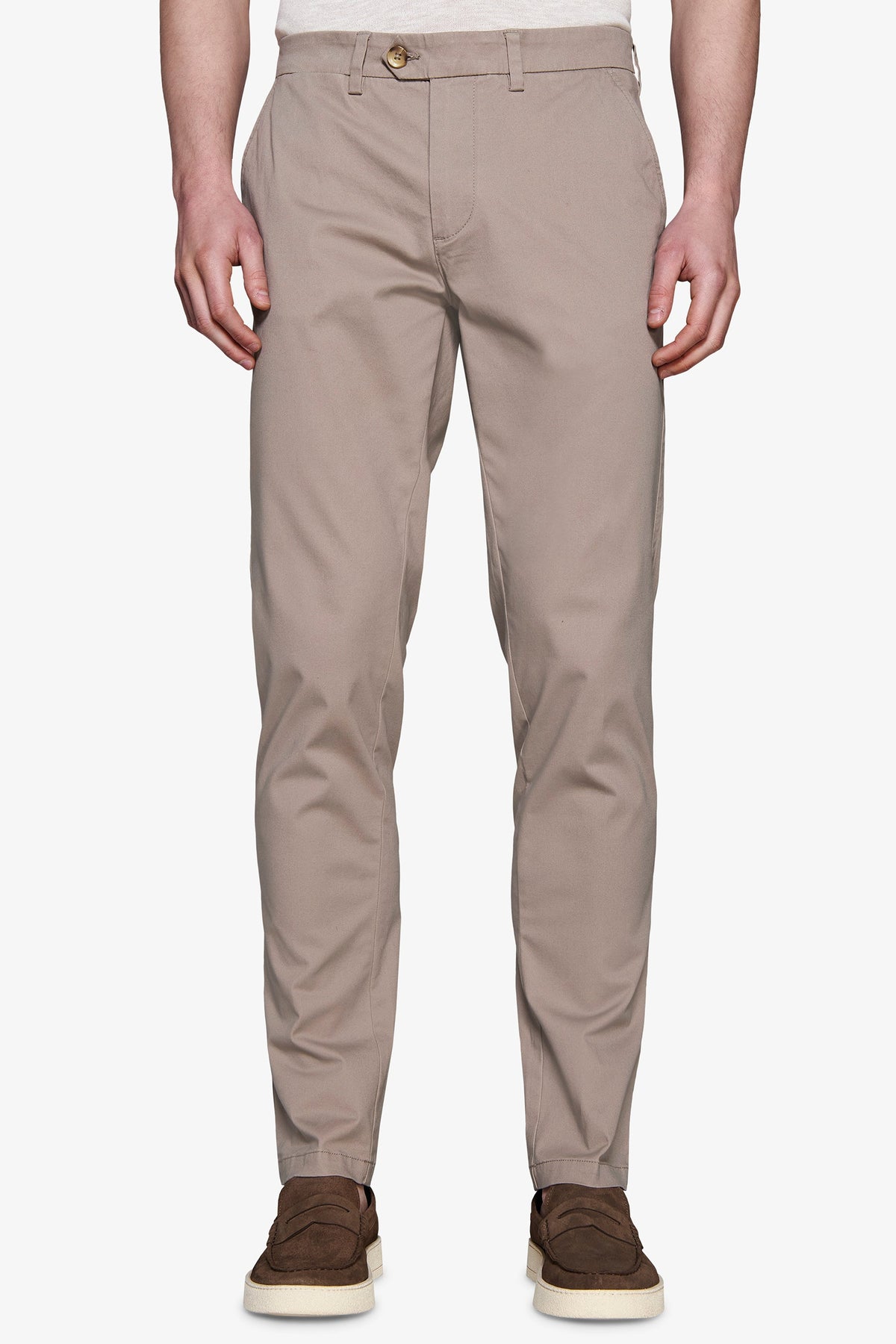 Pantaloni chino tortora-Dan John