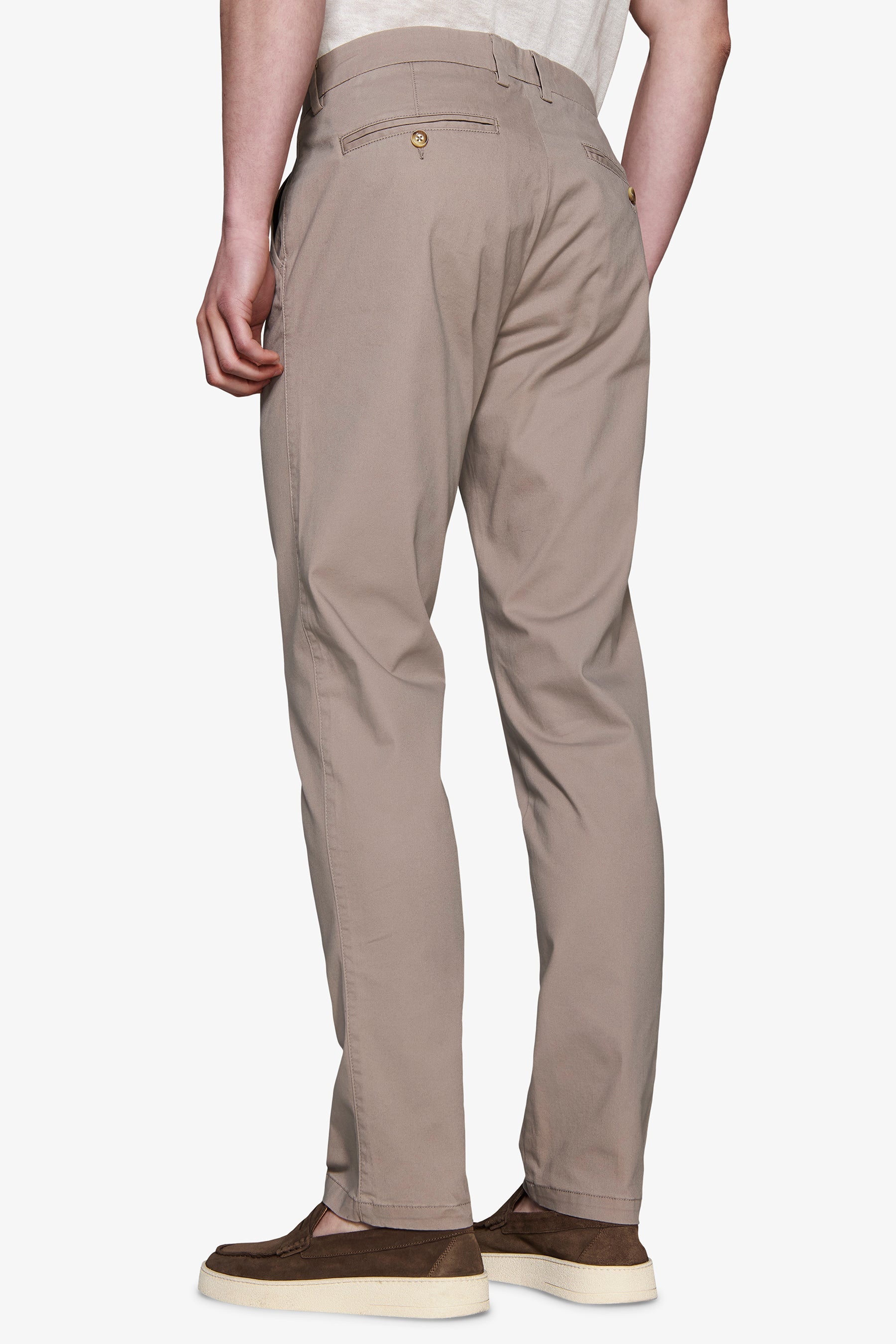 Pantaloni chino tortora-Dan John
