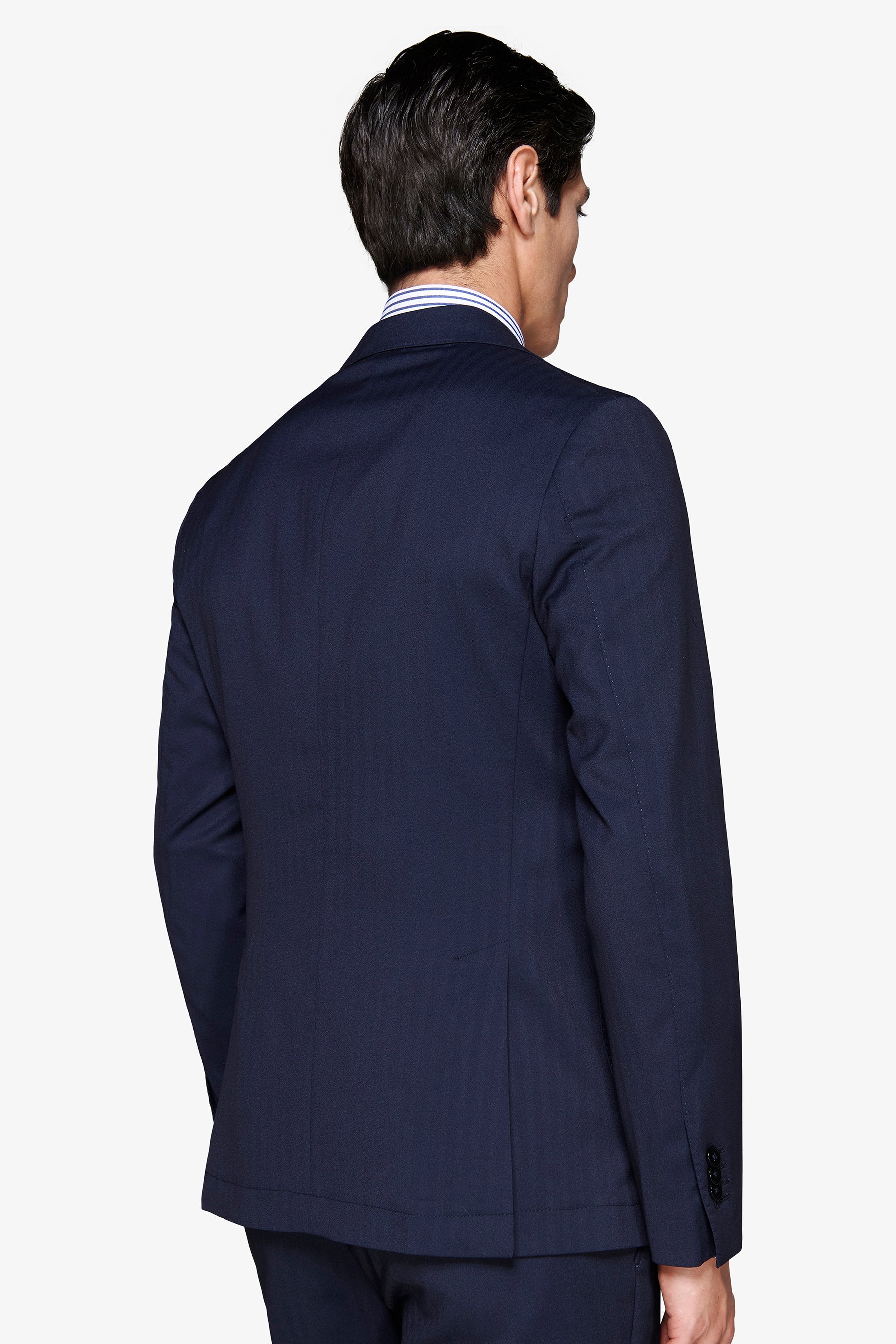 Giacca Herringbone blu-Dan John