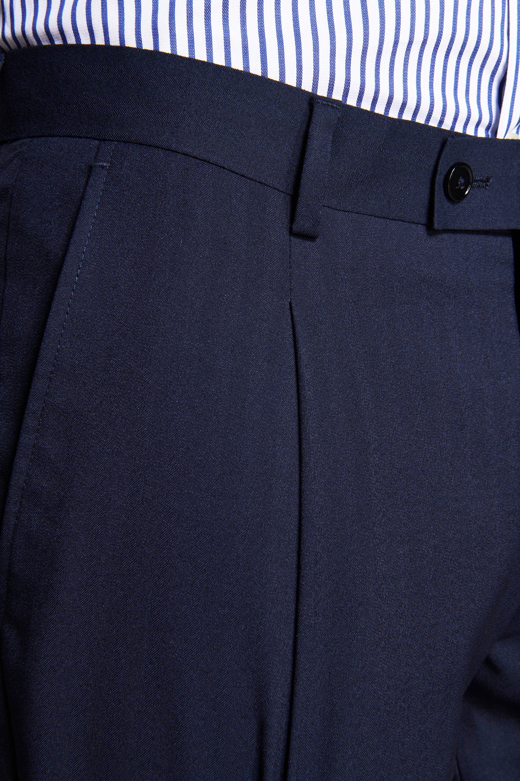 Pantaloni Herringbone blu-Dan John