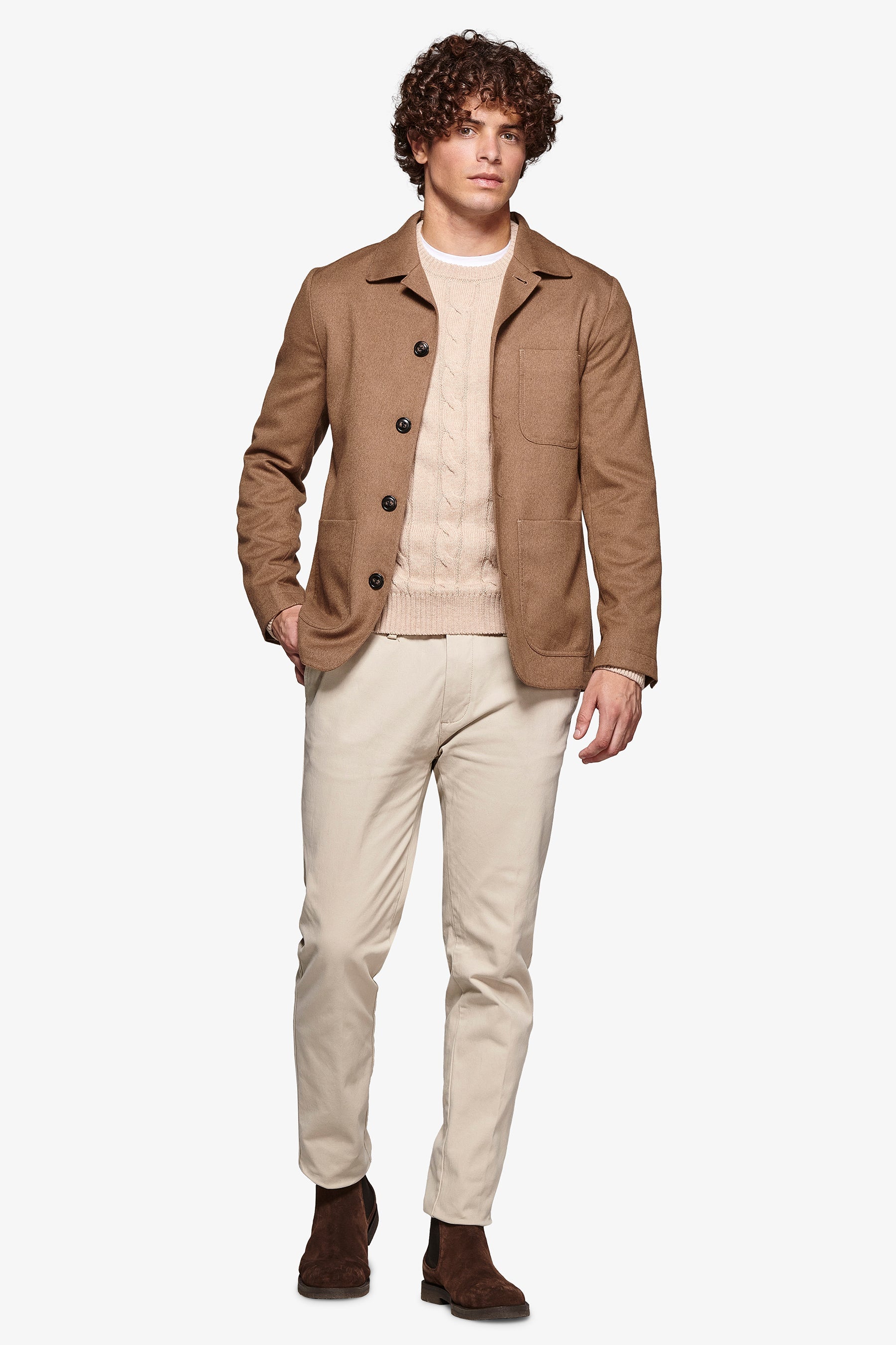 Camel Worker Jacket