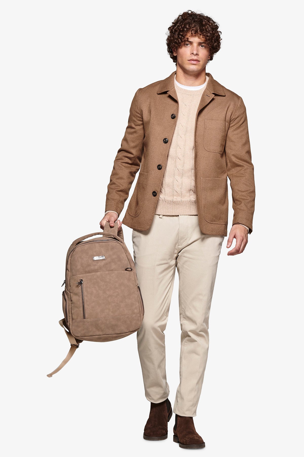 Camel Worker Jacket