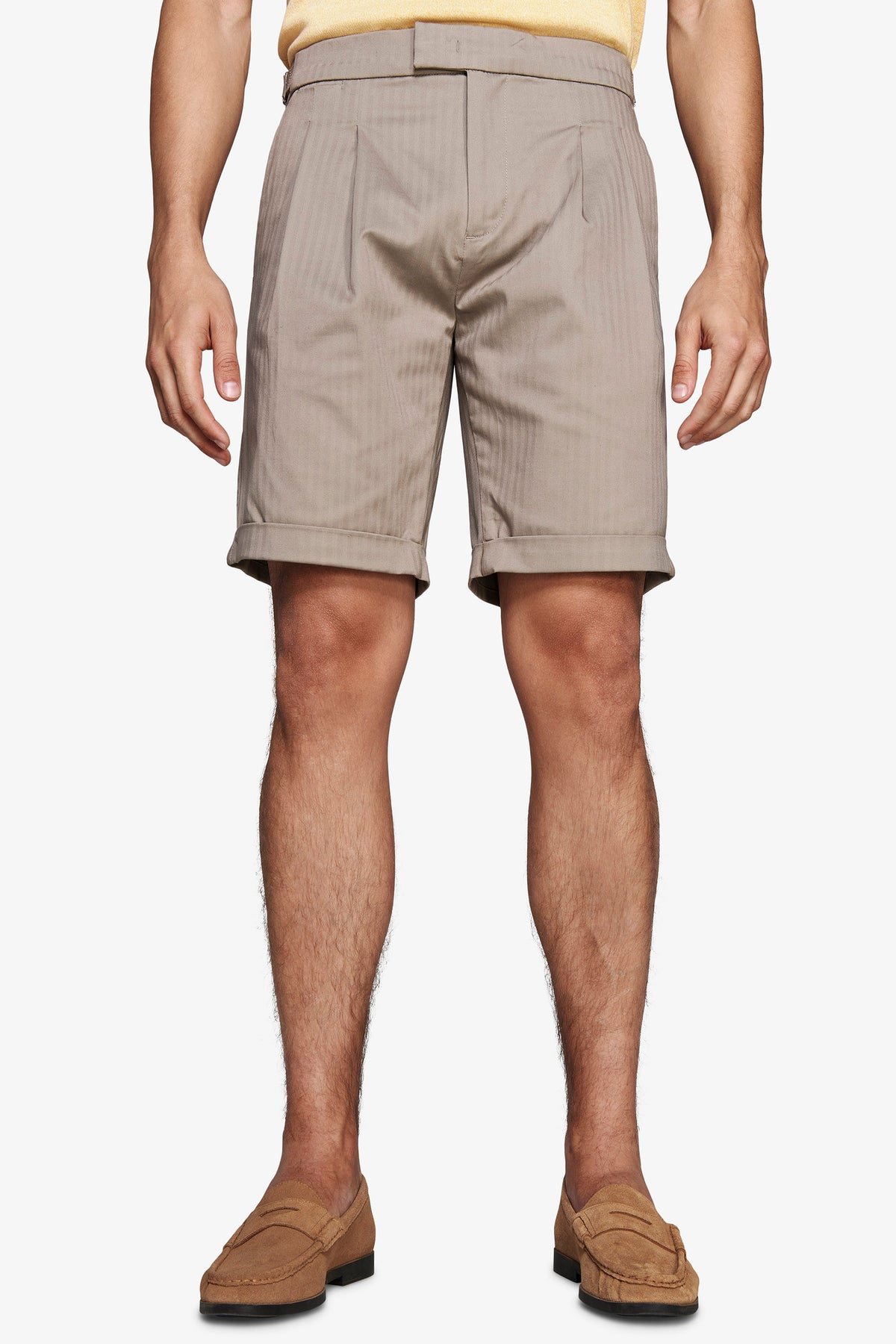 Bermuda Herringbone Dove Gray