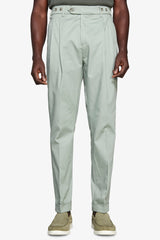 Pantaloni Herringbone salvia-Dan John