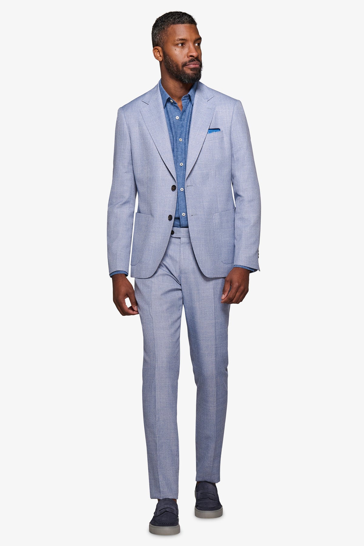 XUNG80-5016-SHXCELESTE--SUIT JACKET--SKY BLUE--54