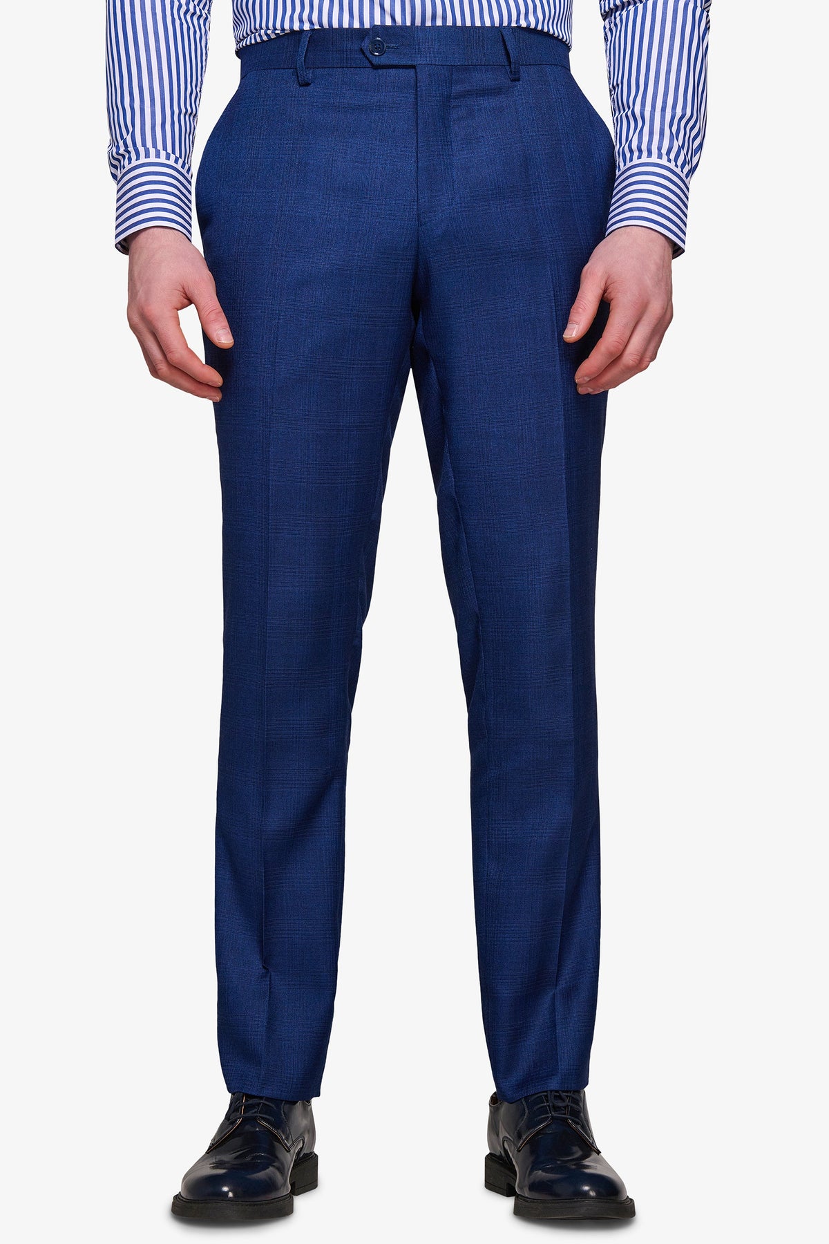XUNP02-5033-JTEROYAL--SUIT TROUSERS--ROYAL--50
