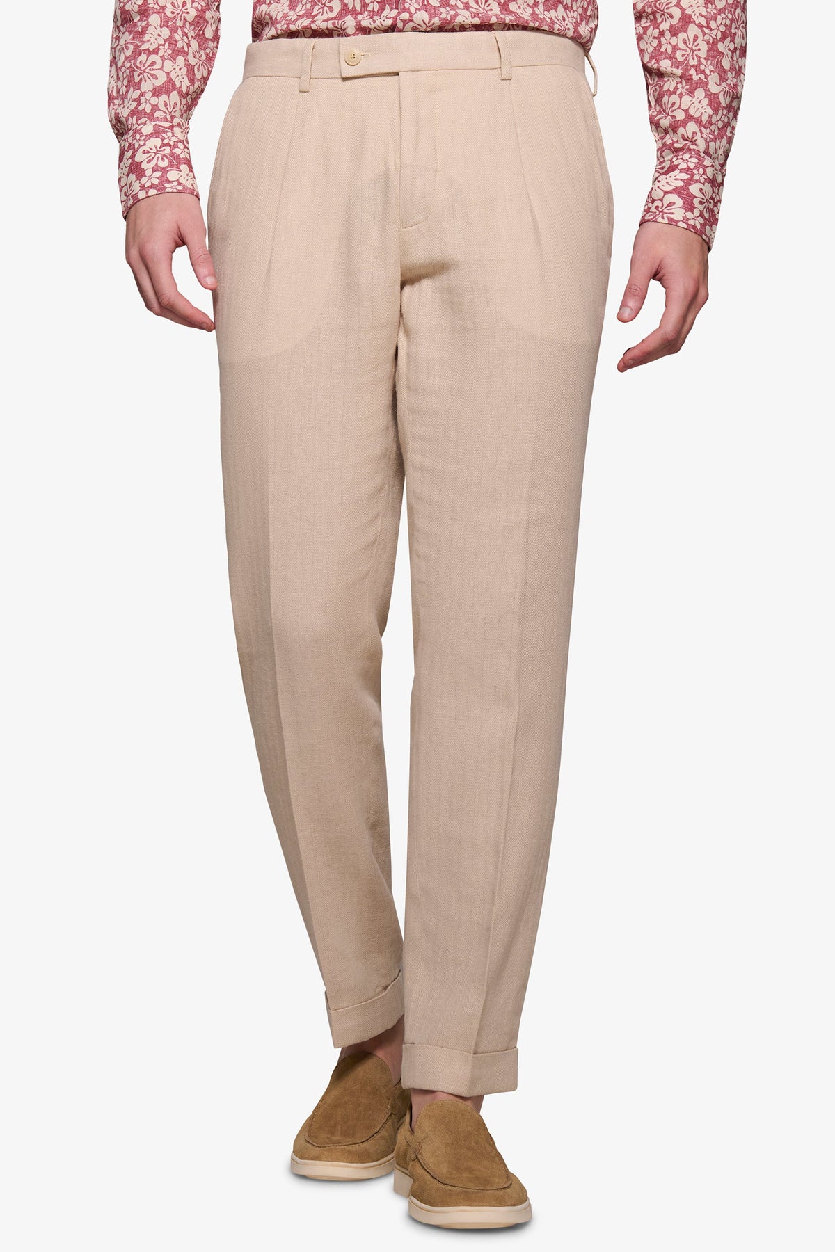 XUNP12-5022-TBISABBIA52--Suit Trouser--SAND--52