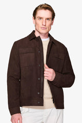 Giubbotto collo camicia moro-Dan John