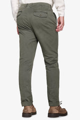Green cavalry trousers