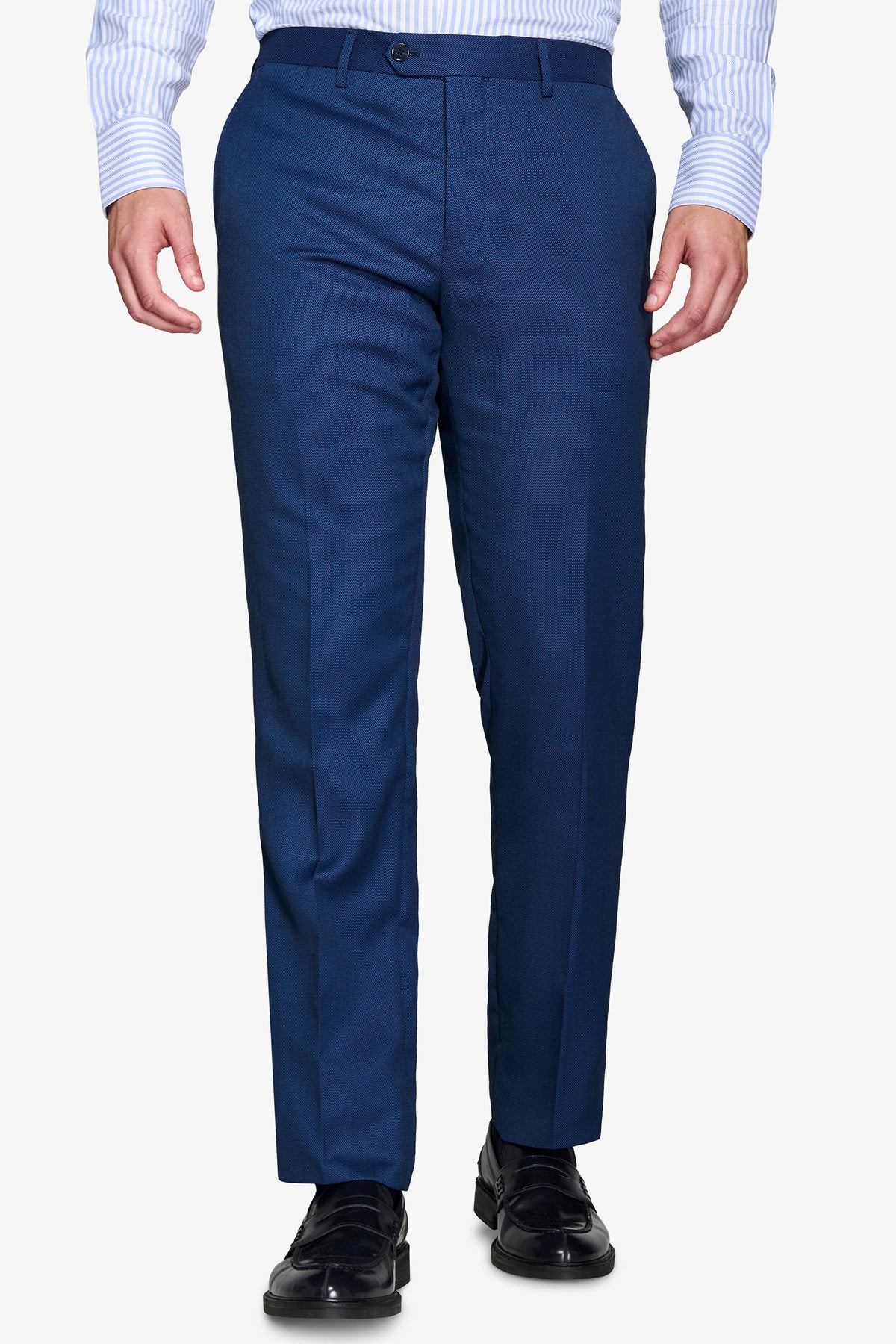 Pantaloni da abito occhio di pernice royal-Dan John
