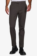 Anthracite gabardine chino trousers