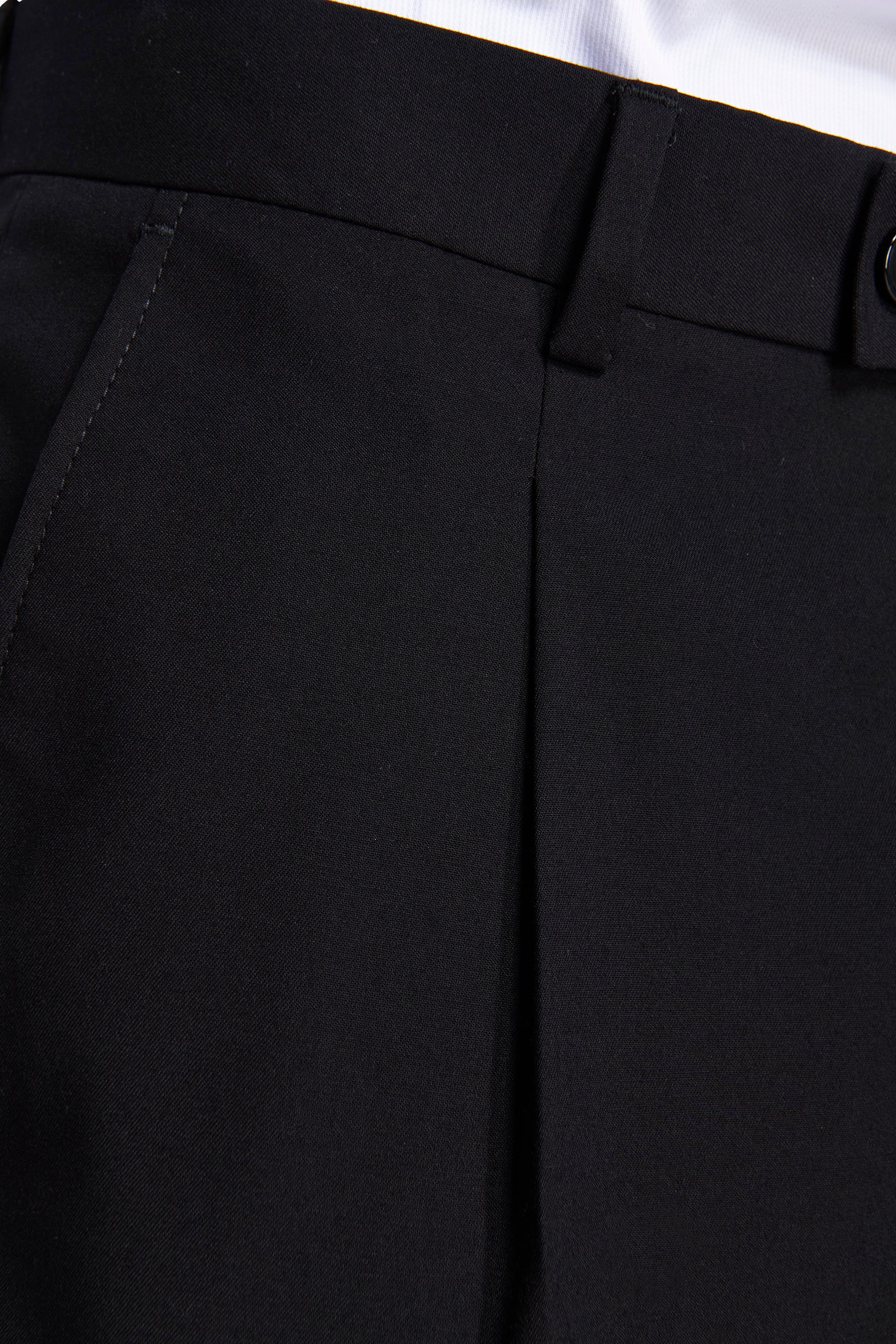 Pantaloni classici con pinces neri-Dan John