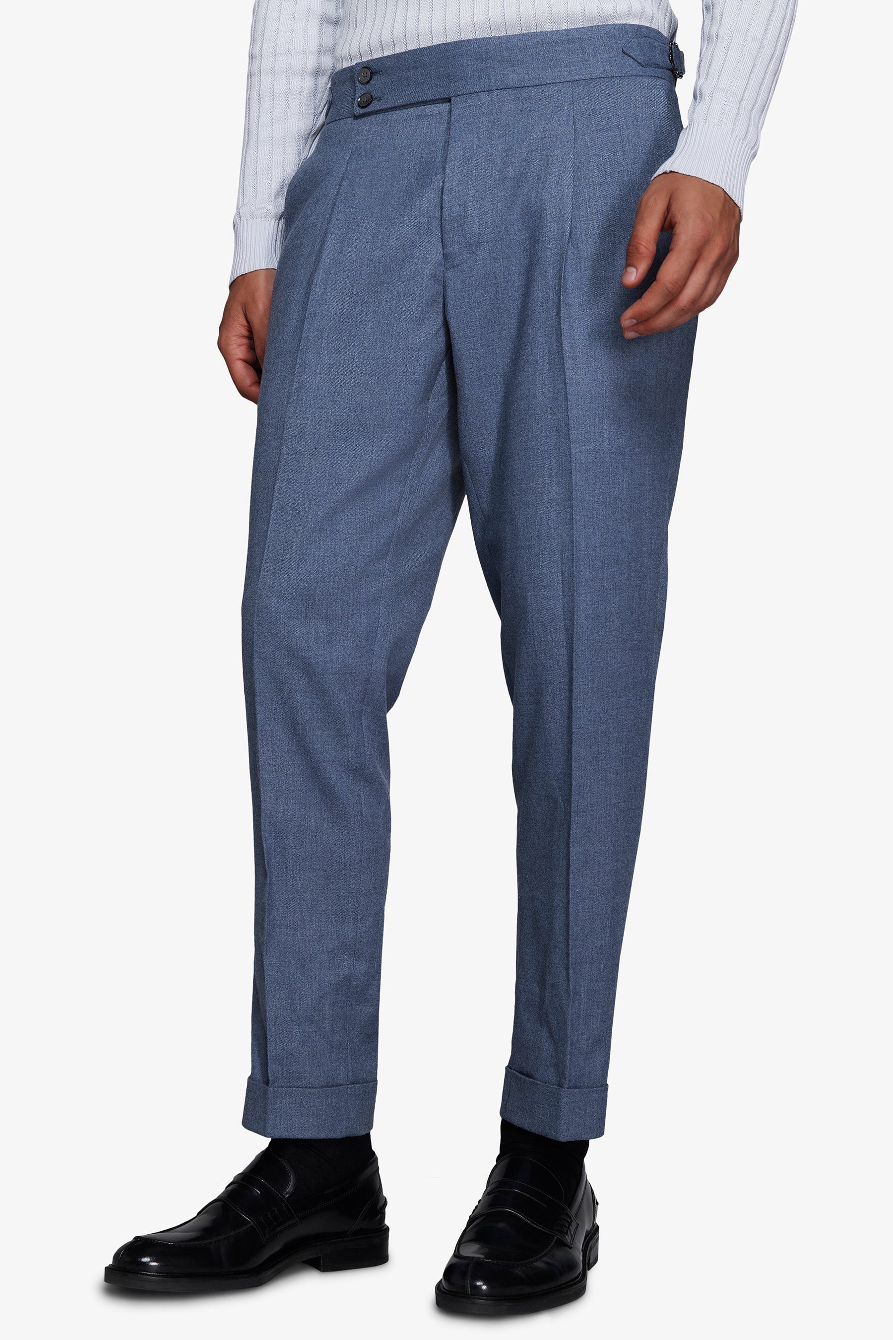 Pantaloni effetto flanella carta da zucchero-Dan John