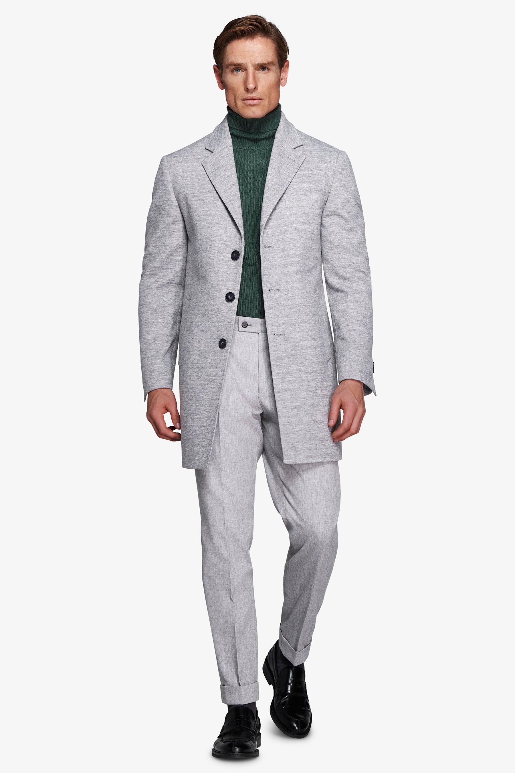 Cappotto baronetto grigio chiaro-Dan John