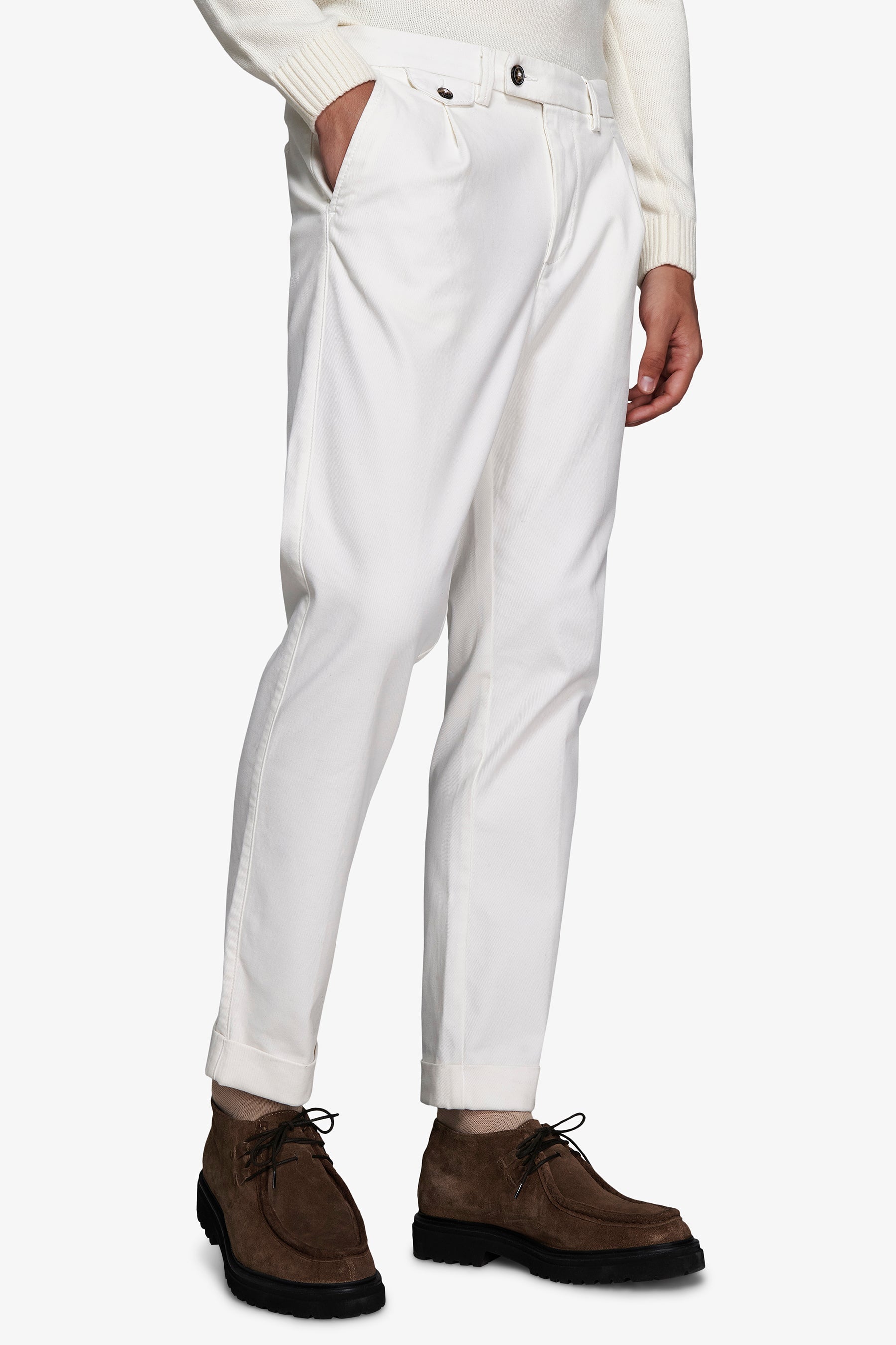 Pantaloni cavalry panna-Dan John