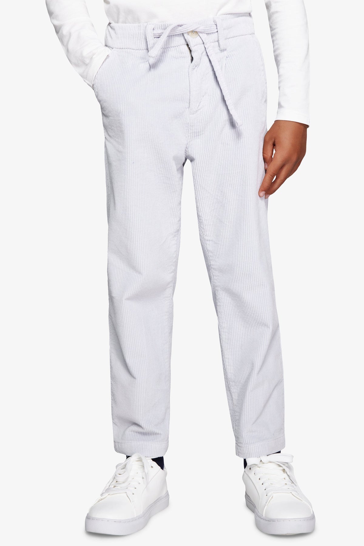 Pantaloni velluto celeste Kids-Dan John
