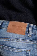 Pantaloni denim blu medio Kids-Dan John