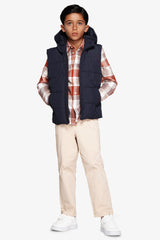 Gilet imbottito blu Kids-Dan John