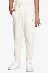 Pantaloni felpa basic panna Kids-Dan John
