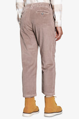 Pantaloni velluto tortora Kids-Dan John