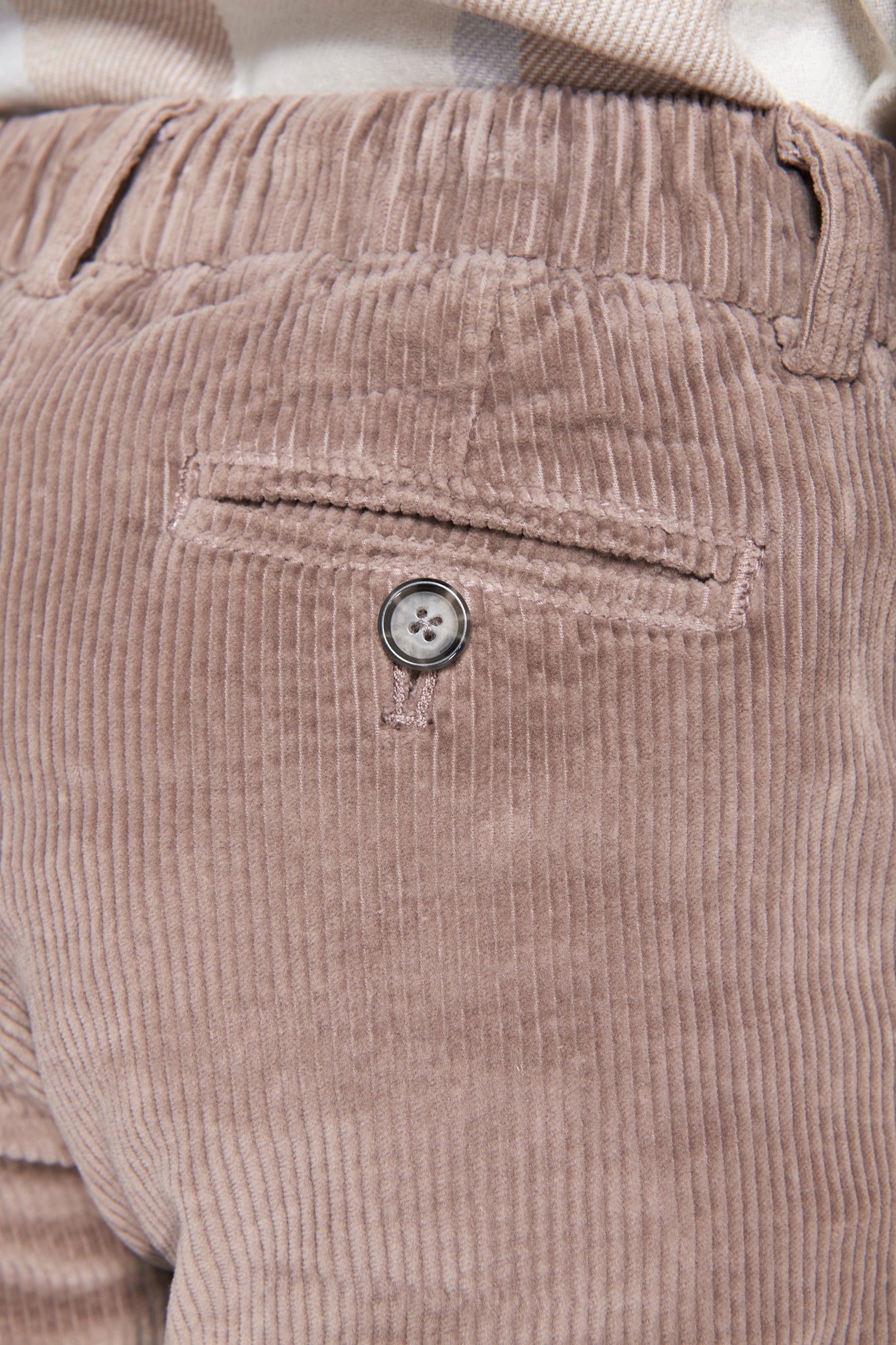 Pantaloni velluto tortora Kids-Dan John