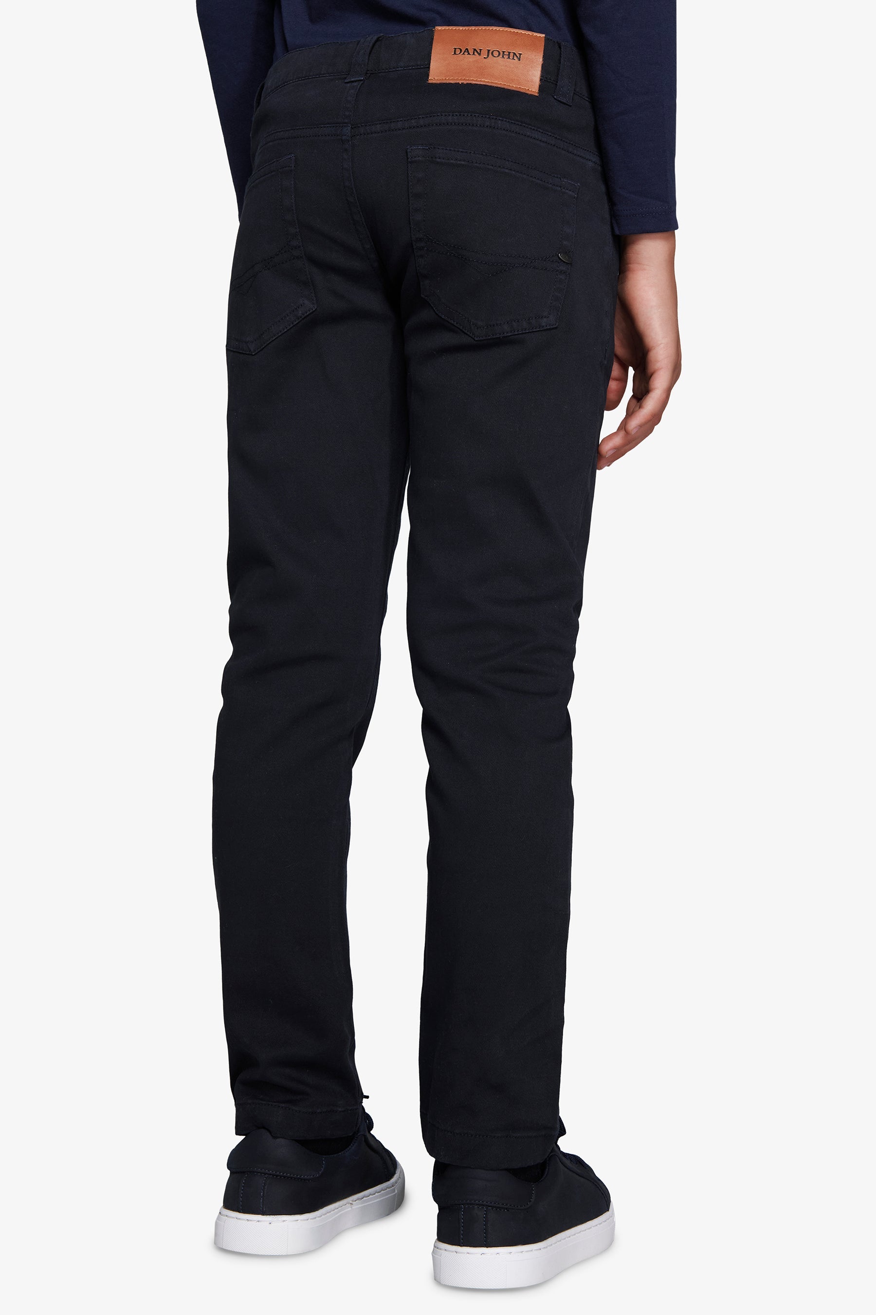 Pantaloni 5 tasche blu Kids-Dan John
