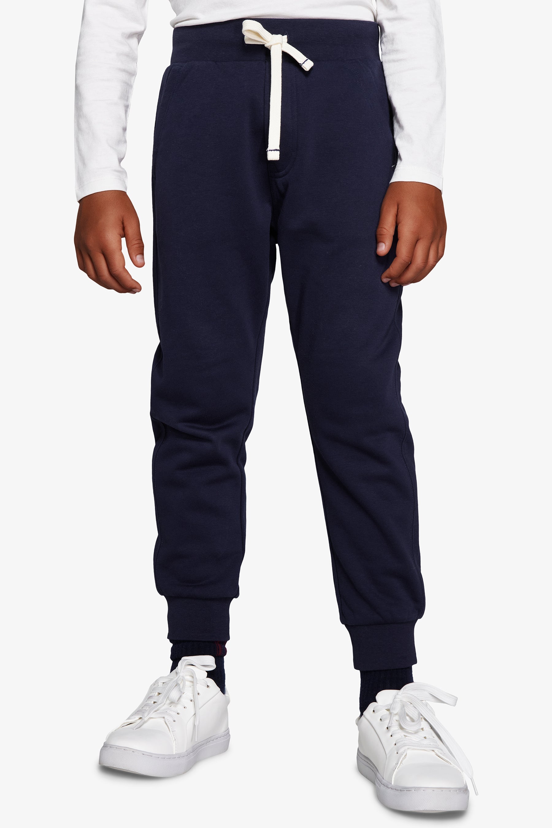 Pantaloni felpa basic blu Kids-Dan John
