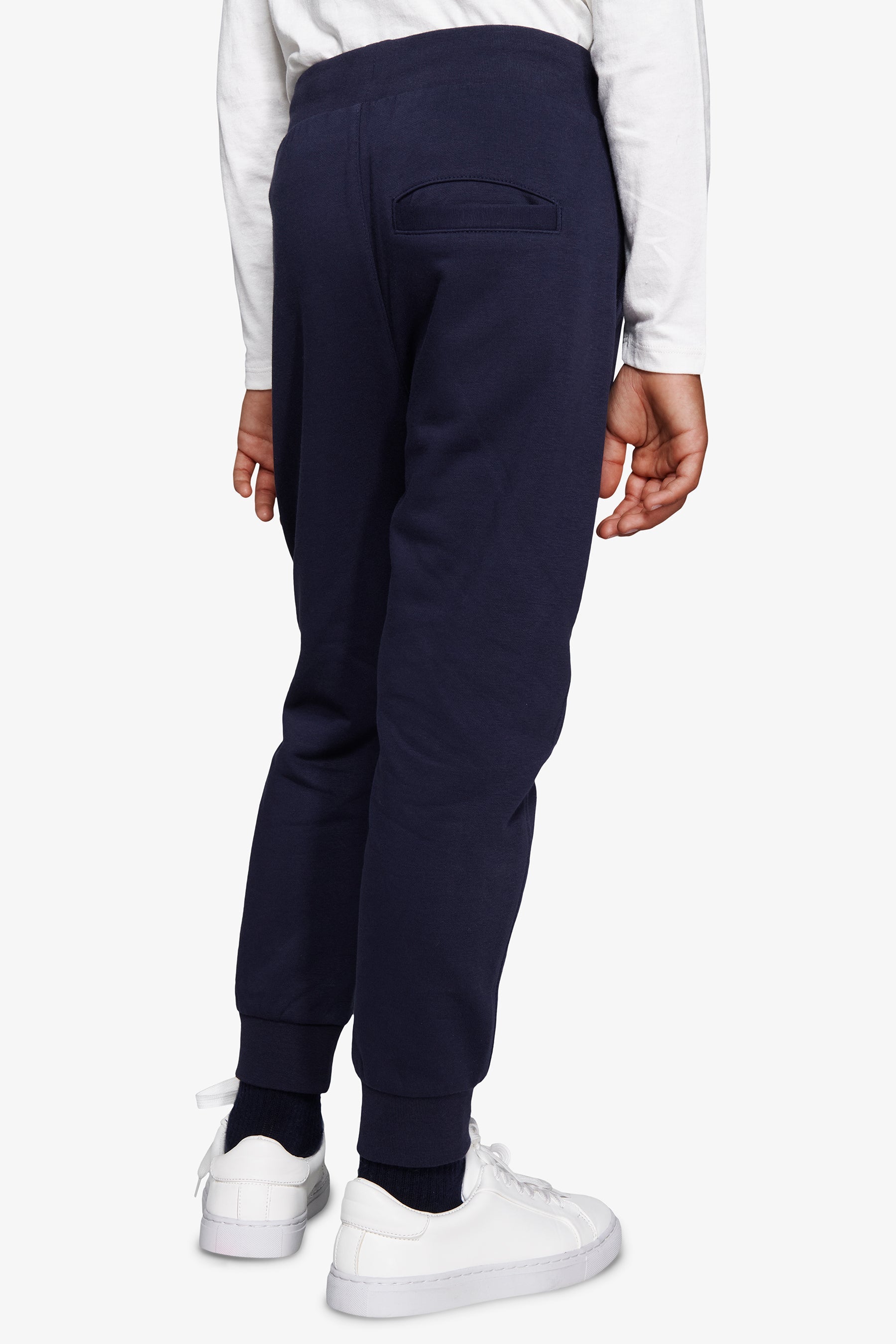 Pantaloni felpa basic blu Kids-Dan John
