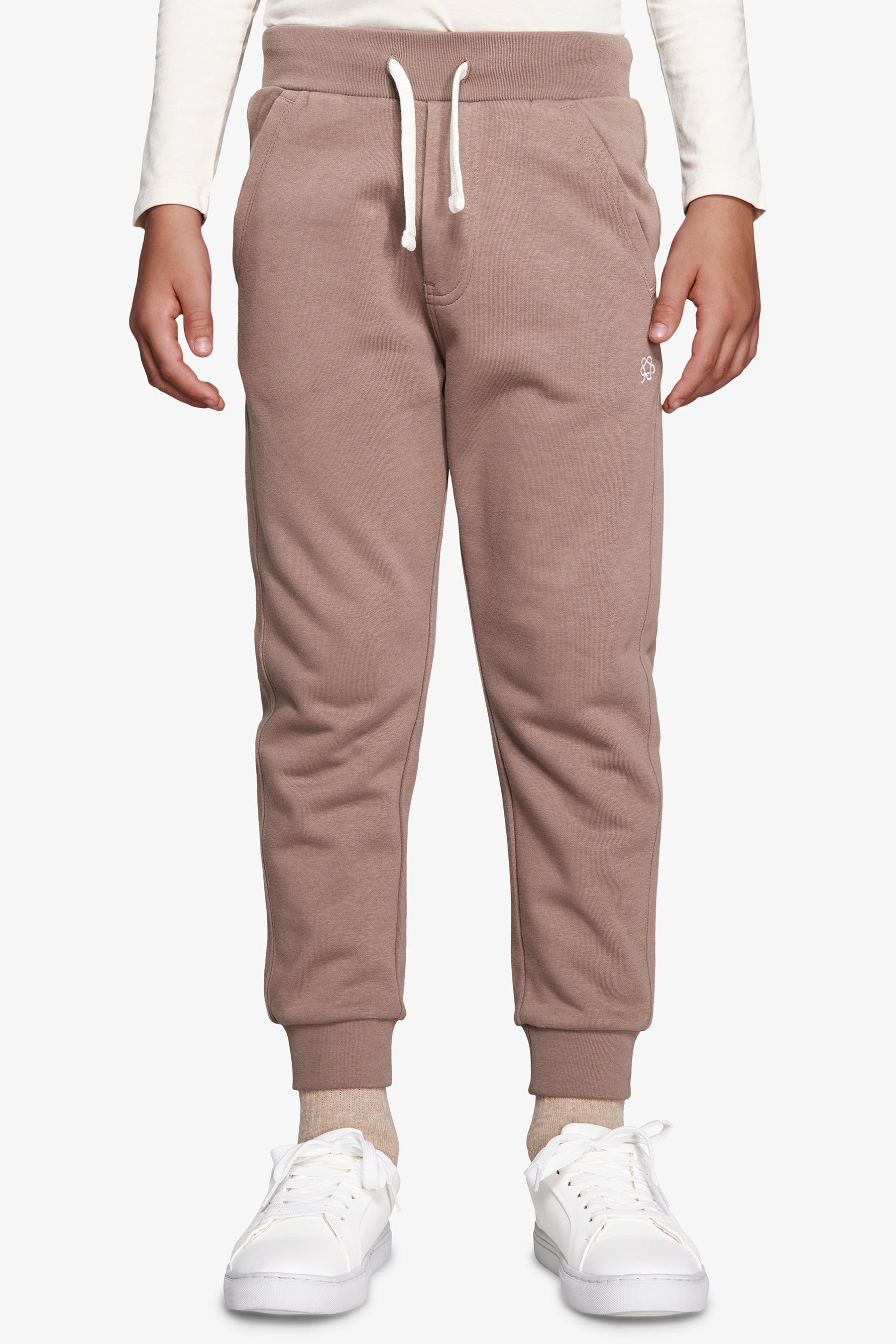 Pantaloni felpa basic tortora Kids-Dan John