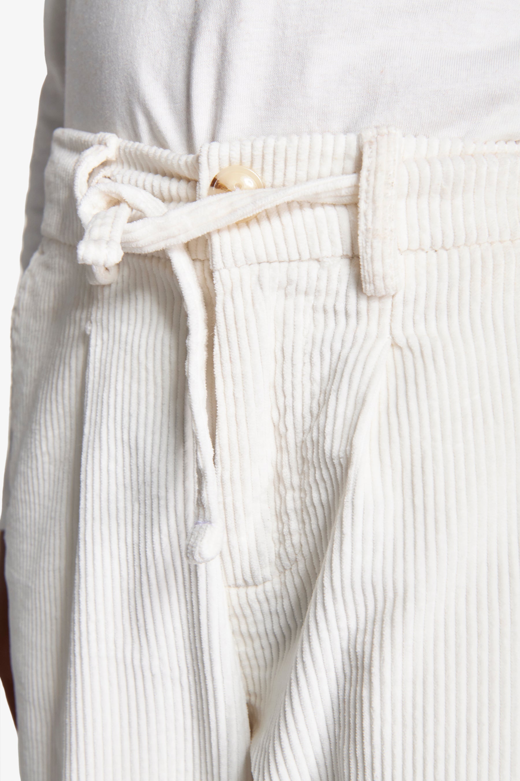 Pantaloni velluto panna Kids-Dan John