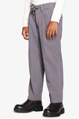 Pantalaccio pied de poule tortora Kids-Dan John