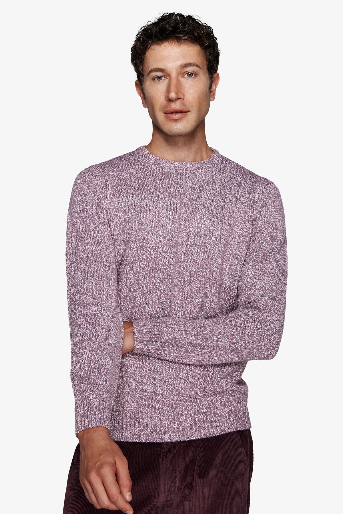Maglia girocollo mouline' cipolla-Dan John
