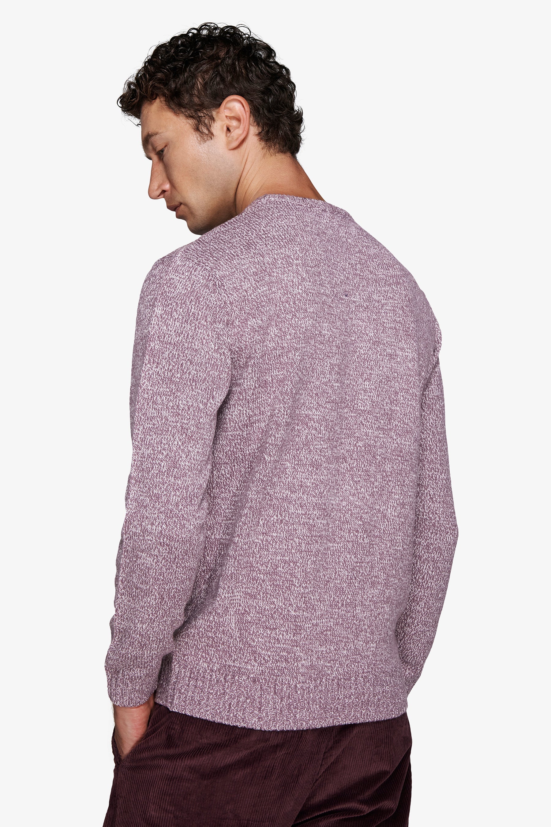 Maglia girocollo mouline' cipolla-Dan John
