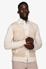 Blazer in maglia bimaterico corda-Dan John
