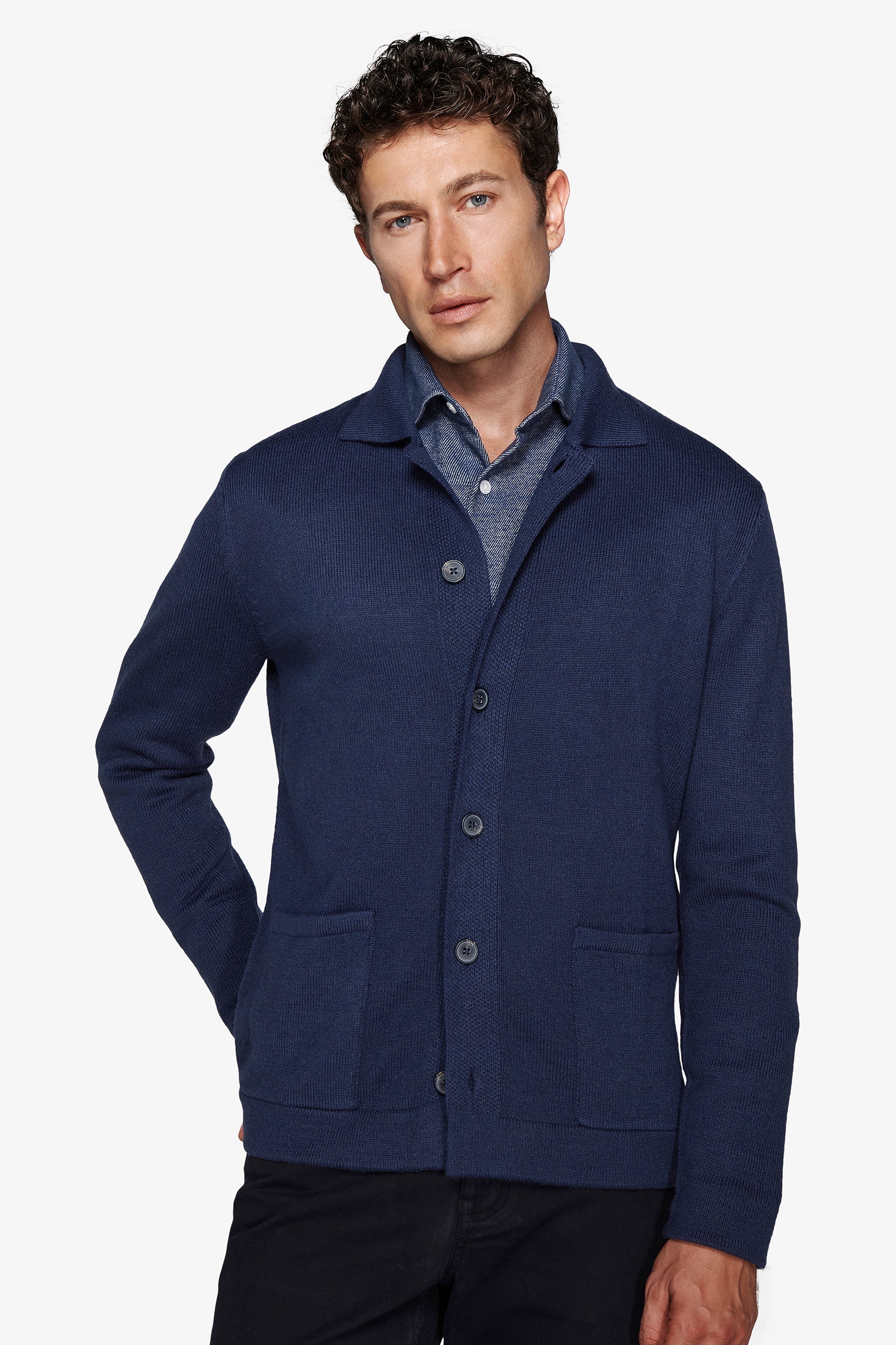 Giacca in maglia avion-Dan John