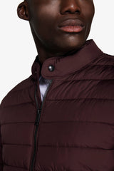 Piumino full zip trapuntato bordeaux-Dan John