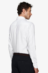 Camicia "la Picoco" operata bianca slim-Dan John