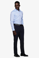 Camicia oxford azzurra slim-Dan John